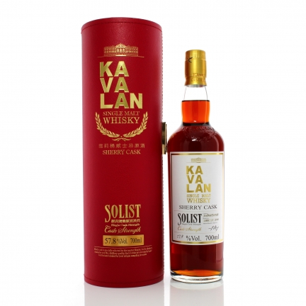 Rượu Kavalan Solist Sherry Single Cask Strength Single Malt Whisky 700ml