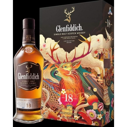 Rượu Glenfiddich 18y hộp quà tết 2021