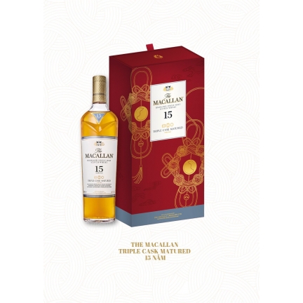 Rượu Macallan 15  700ml Hộp Quà Tết 2020