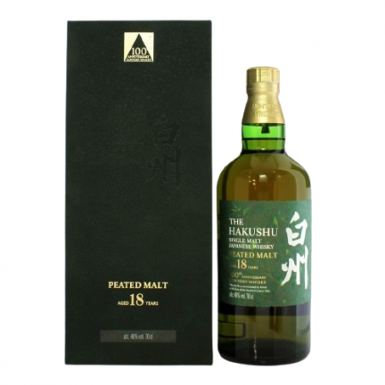 RƯỢU HAKUSHU  18 YEAR 100th  PEATED MALT