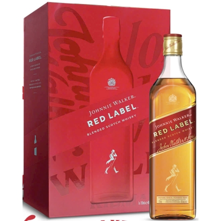 Rượu Johnnie Walker Red Label hộp quà mẫu -2026