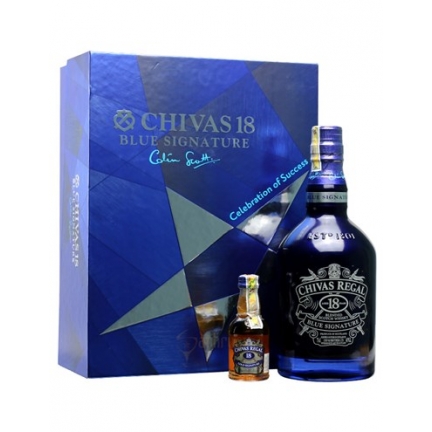 Rượu Chivas 18 năm xanh hộp quà Blue Signature 2018