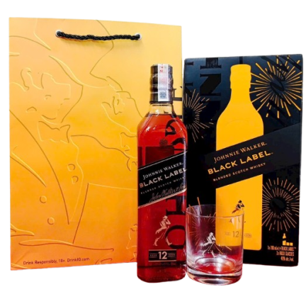 Rượu Johnnie Black Label hộp quà 2027