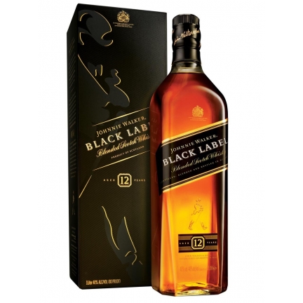 Rượu Johnnie Walke Black Label 1 lit