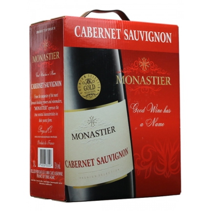 Rượu vang bich Monastier 3L