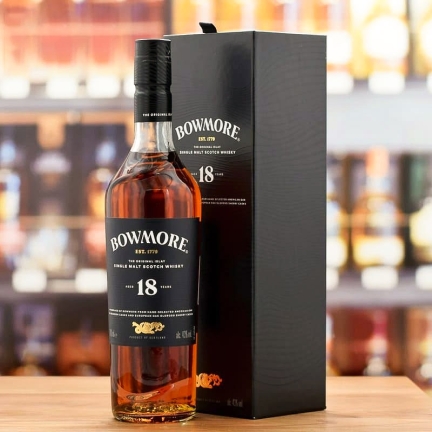 Rượu Bowmore The Original Islay 18 Years mẫu  2026