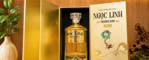 Rượu Sâm Ngọc Linh Trường Sinh Gold
