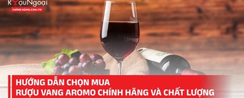 Hướng dẫn chọn mua rượu vang Aromo chính hãng và chất lượng