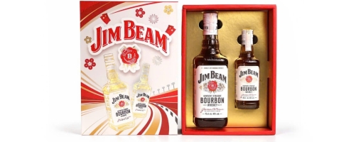Rượu Jim Beam Bourbon Whisky Gift Box 2027
