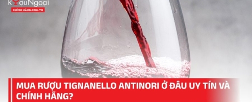 Mua rượu Tignanello Antinori ở đâu uy tín và chính hãng?