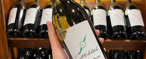 RƯỢU VANG PHÁP CERSIUS SAUVIGNON - DẠ TIỆC MÙA HÈ MUA 2 CHAI TẶNG 1 CHAI.