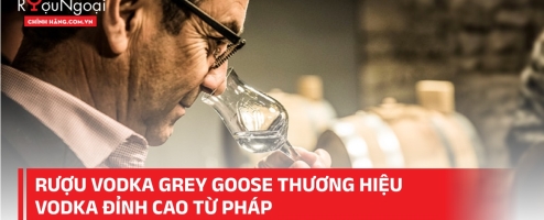Rượu Vodka Grey Goose thương hiệu vodka đỉnh cao từ Pháp