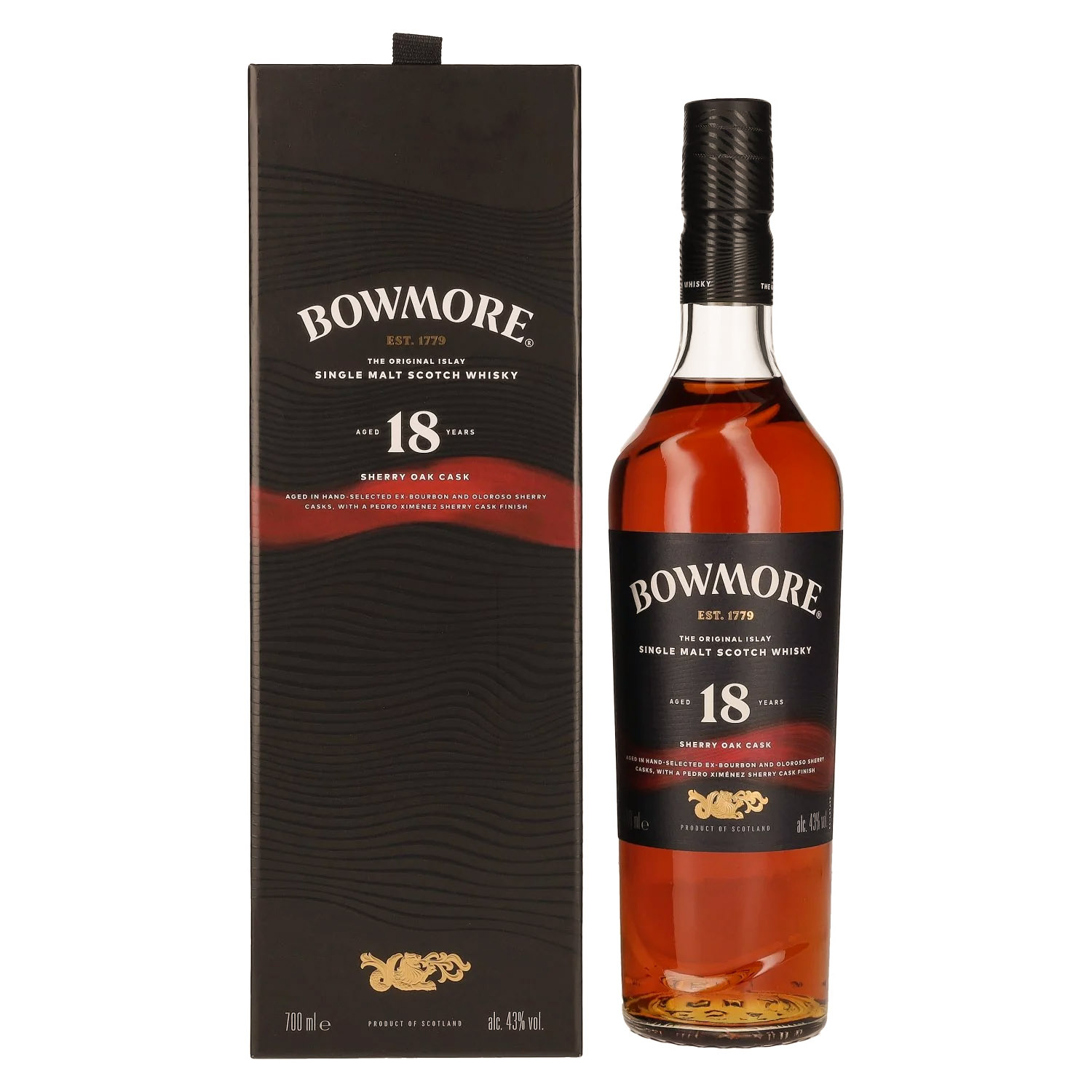 Rượu Bowmore 18 Years Sherry Oak Cask Mẫu 2026