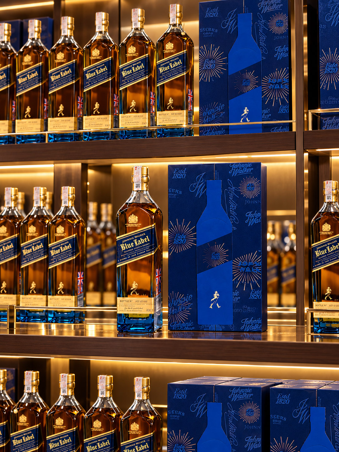 Rượu Johnnie Walker Blue Label hộp quà 2027