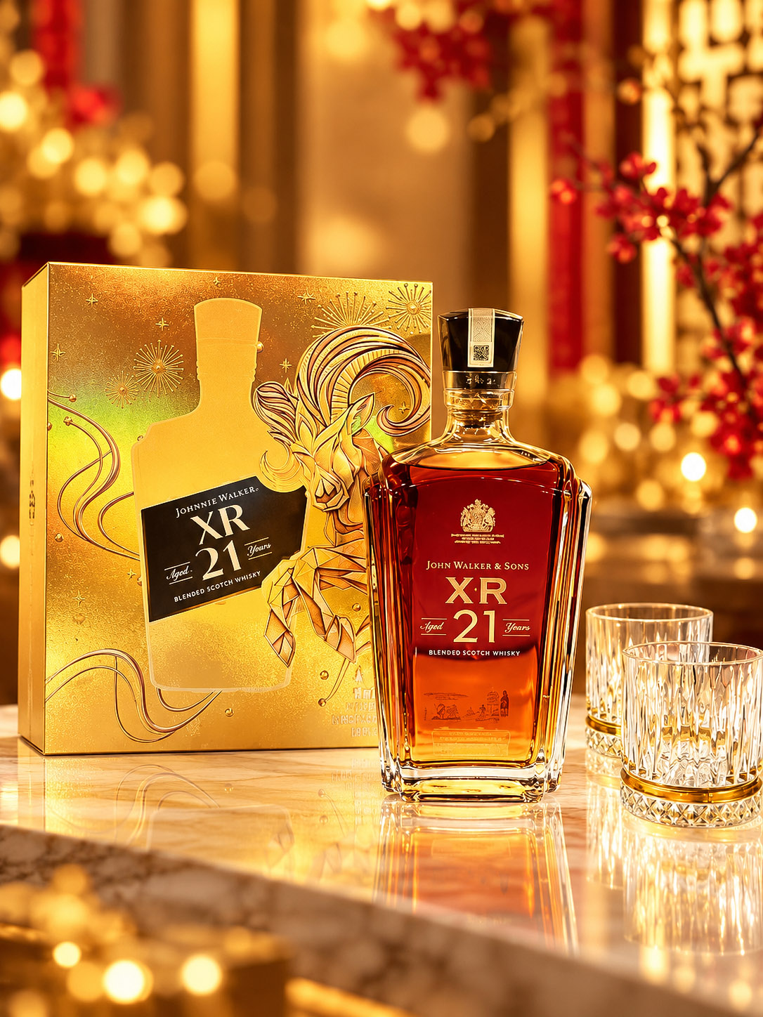 Rượu Johnnie Walker XR21 hộp quà 2027 