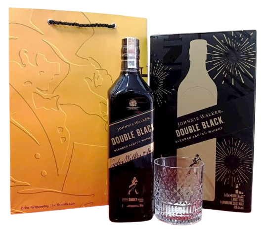 Rượu Johnnie Walker Double Black Label hộp quà 2027