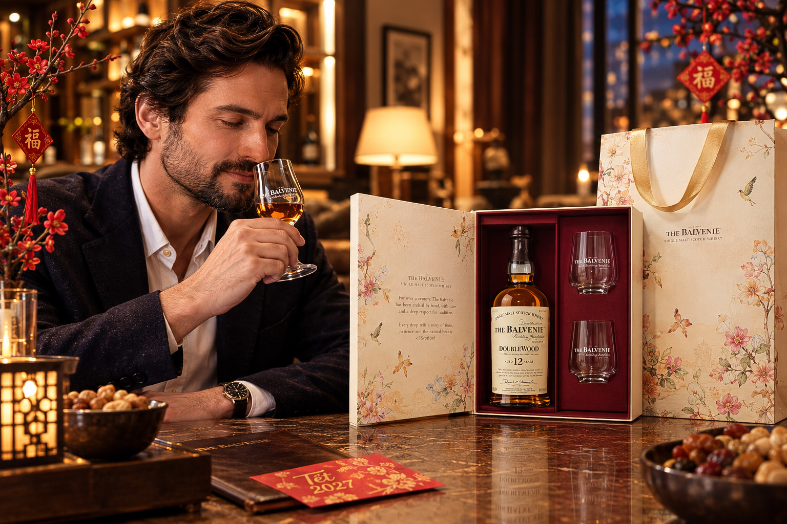 Thưởng Thức rượu The Balvenie 12 years