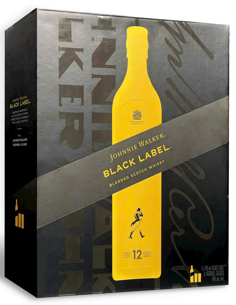 Hộp quà rượu Johnnie walker Black label 2026