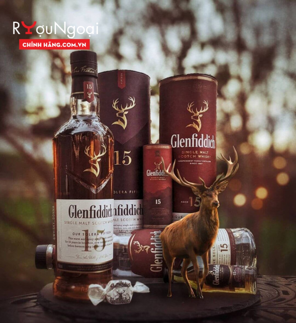 Đẳng cấp hơn khi sở hữu rượu Được sở hữu chai Glenfiddich 