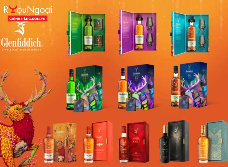 glenfiddich 15 với nhiều phiên bản quà tặng và chi phí hợp lý