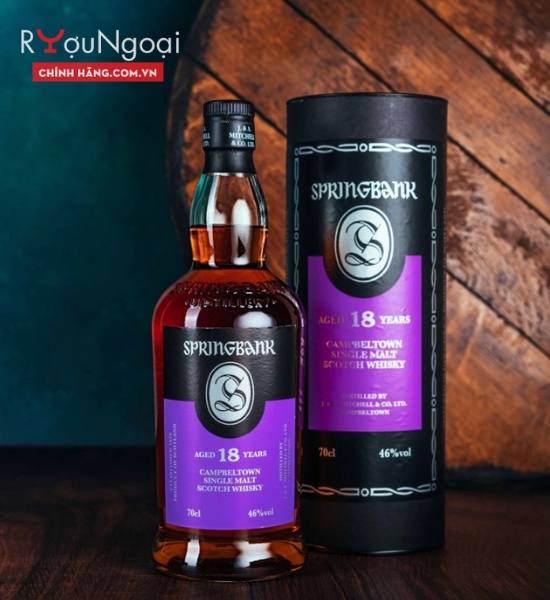 Khám phá về rượu Springbank 18 năm