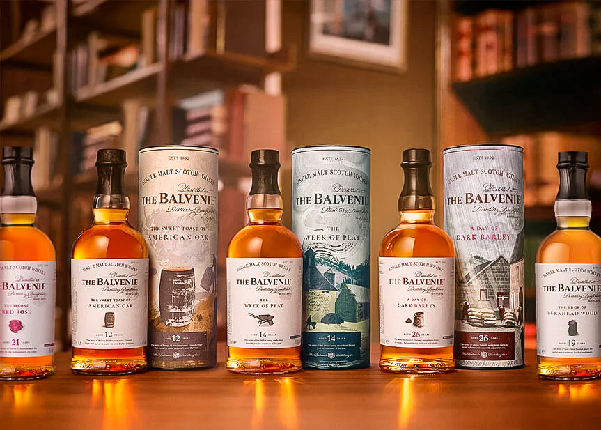Rượu Balvenie 21 năm  RED ROSE 