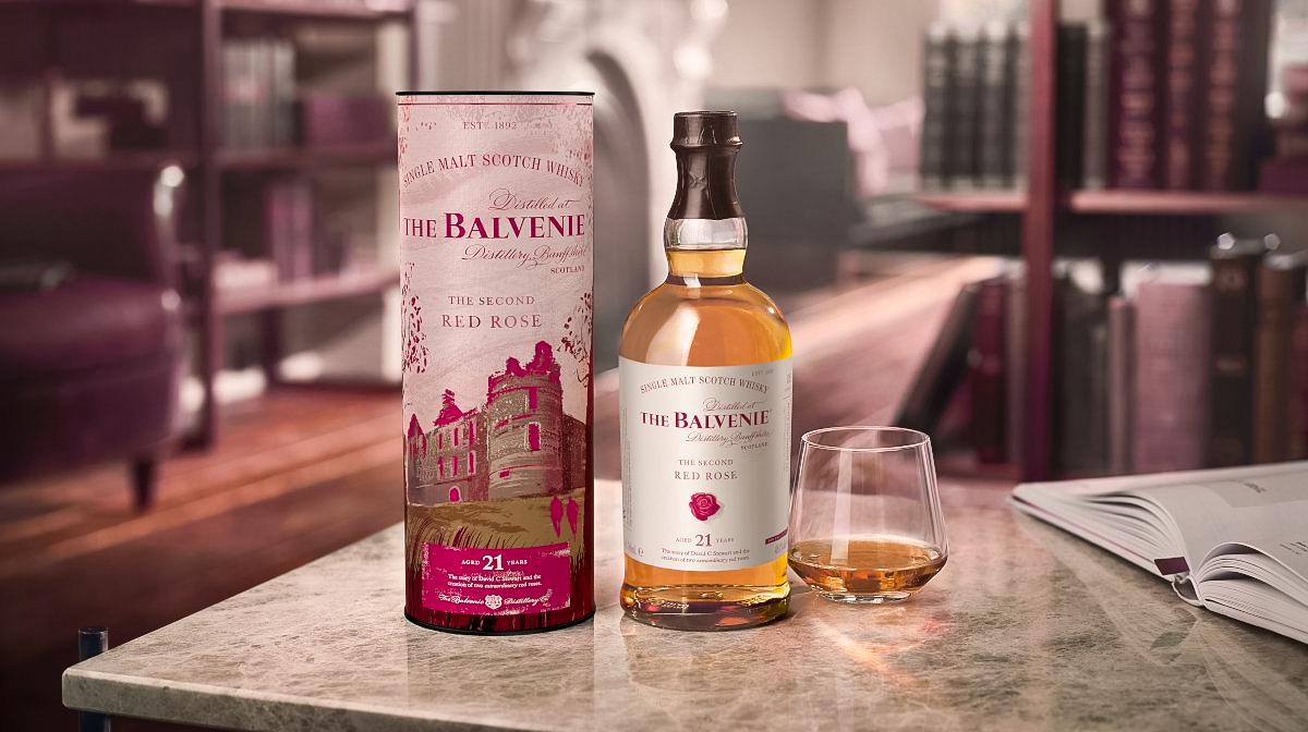 Rượu Balvenie 21 năm  RED ROSE 