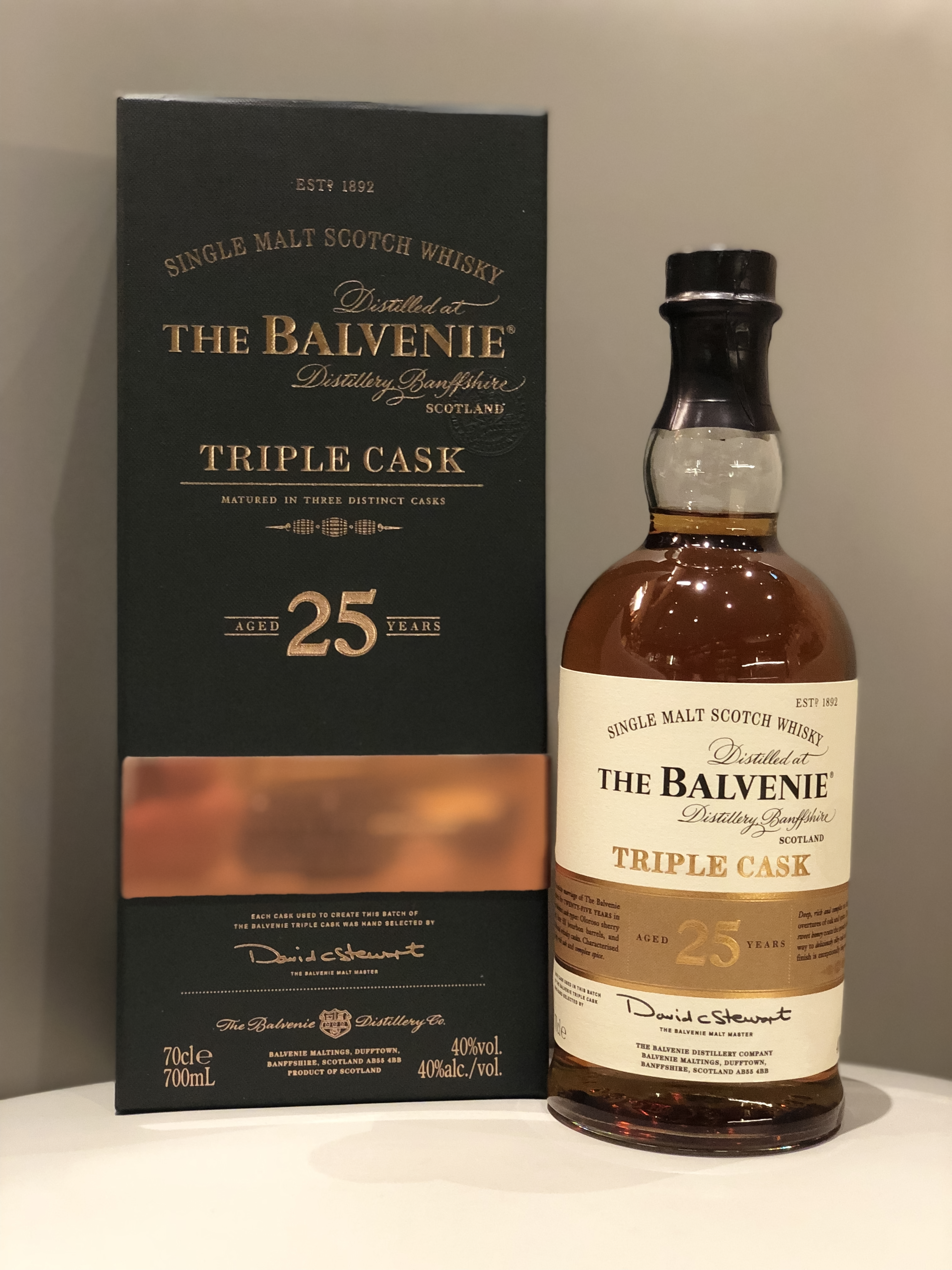 Rượu Balvenie 25 năm Triple Cask