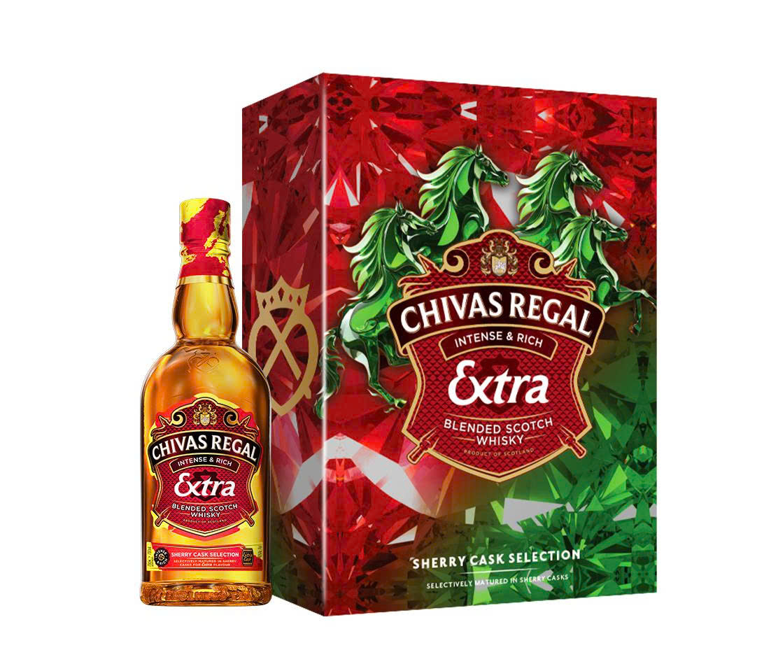Rượu Chivas Extra mẫu hộp quà  biếu tặng năm 2026
