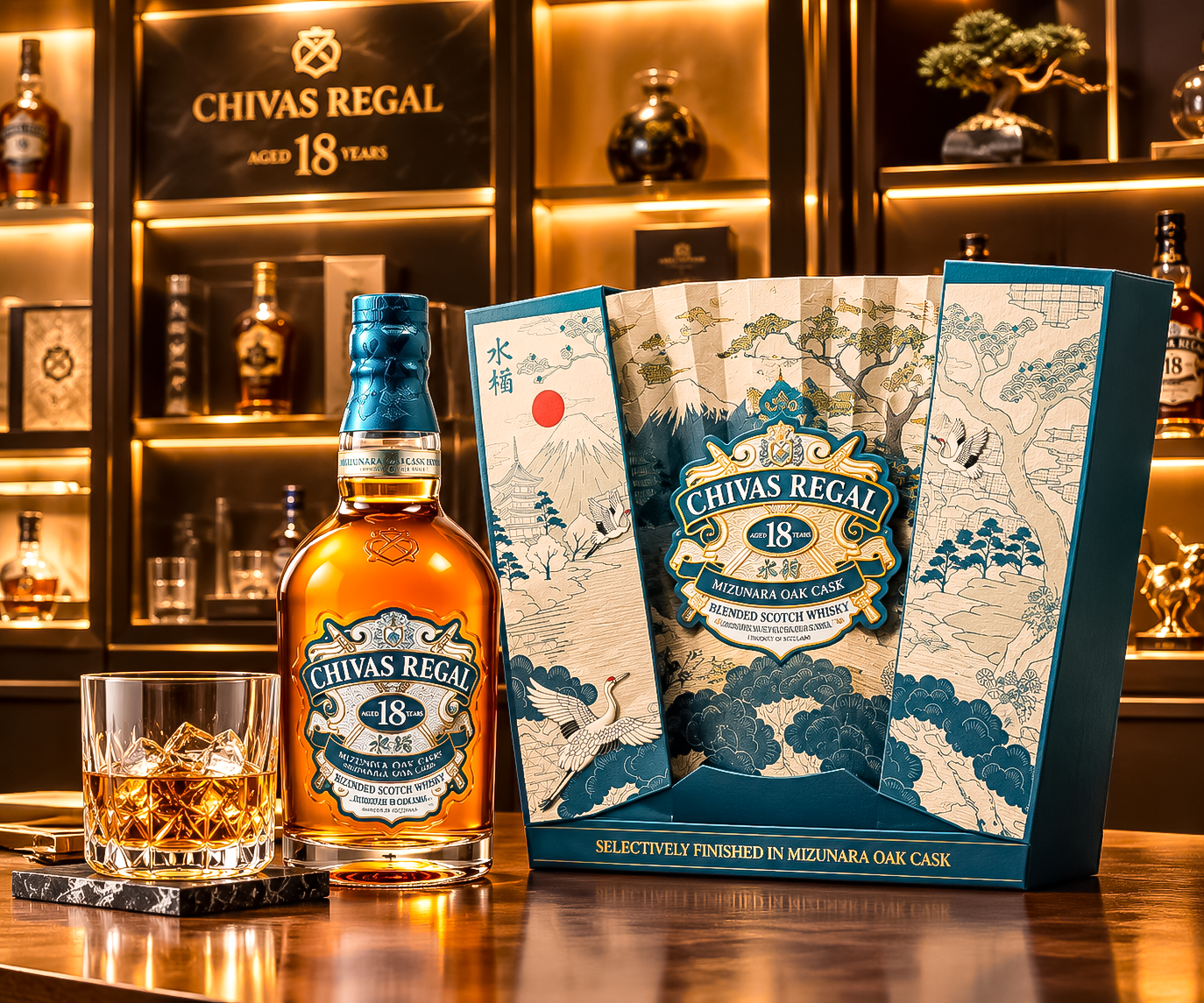 giá rượu Chivas Regal 18 Mizunara Oak Cask