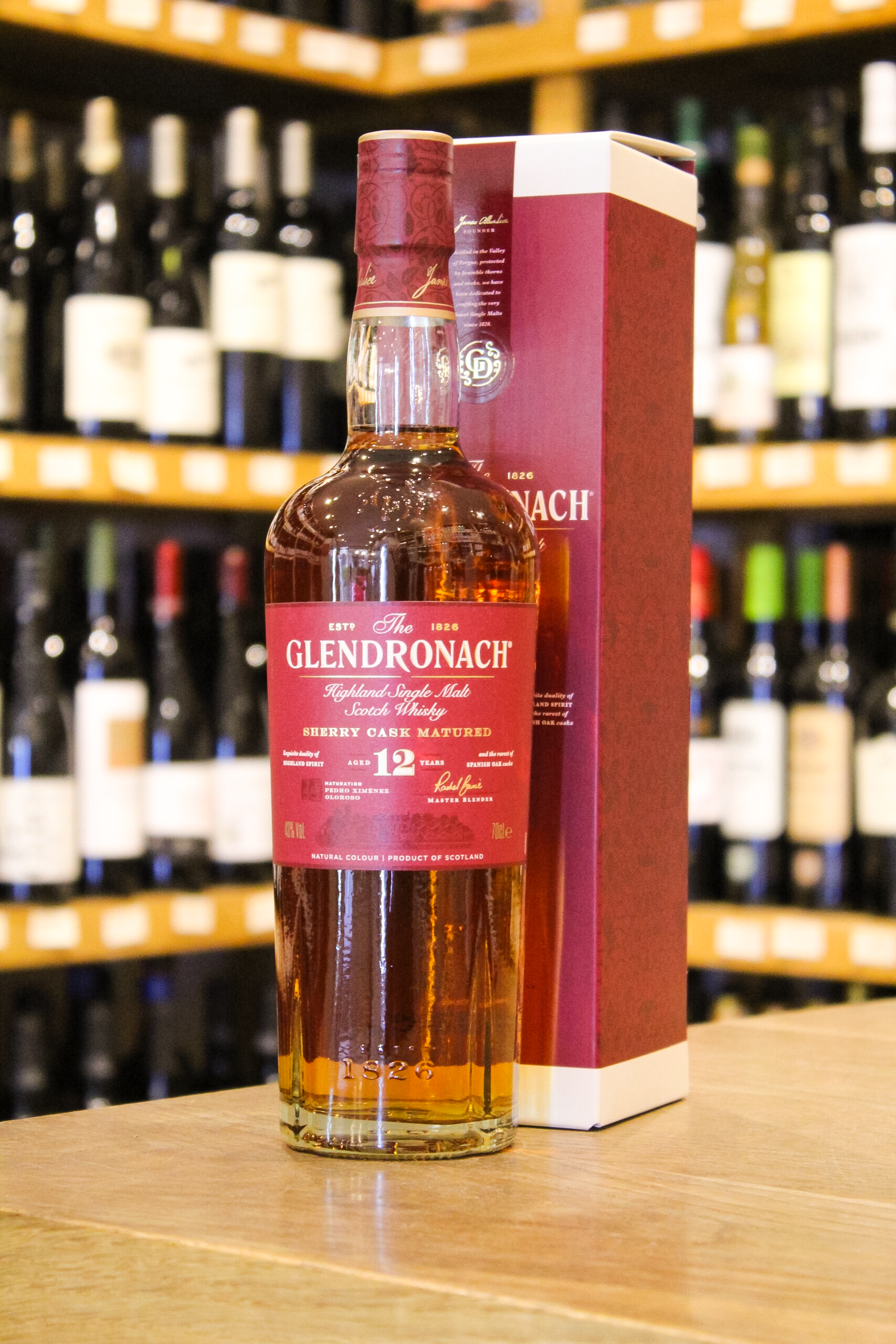 Rượu GlenDronach 12 năm Sherr Cask Matured  (Mẫu năm 2025)