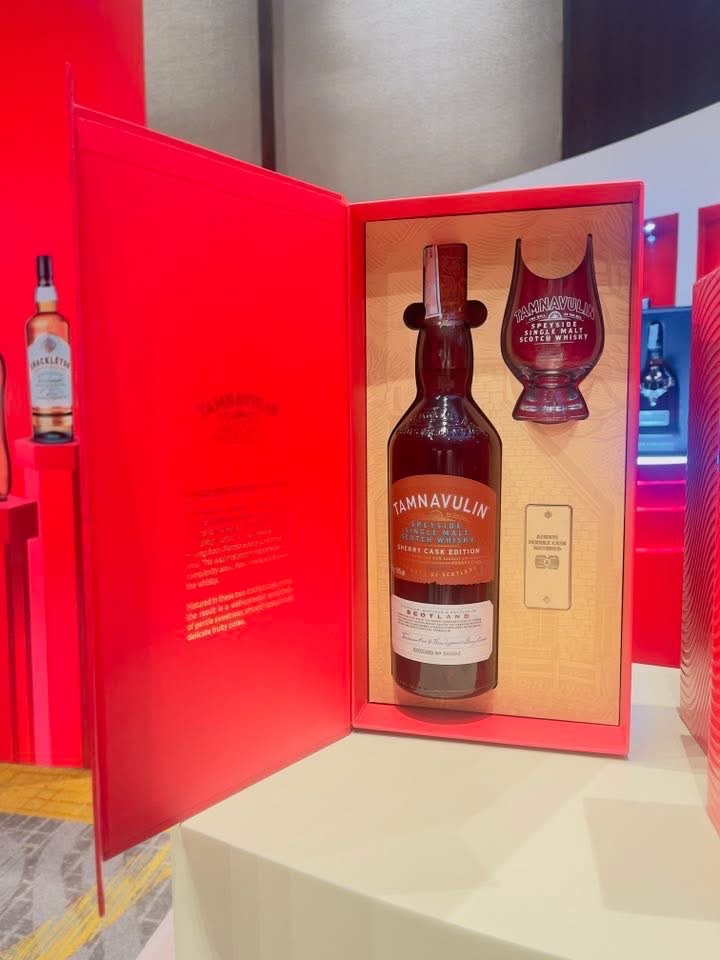 Rượu Tamnavuli  Sherry Caks mẫu hộp quà năm 2026