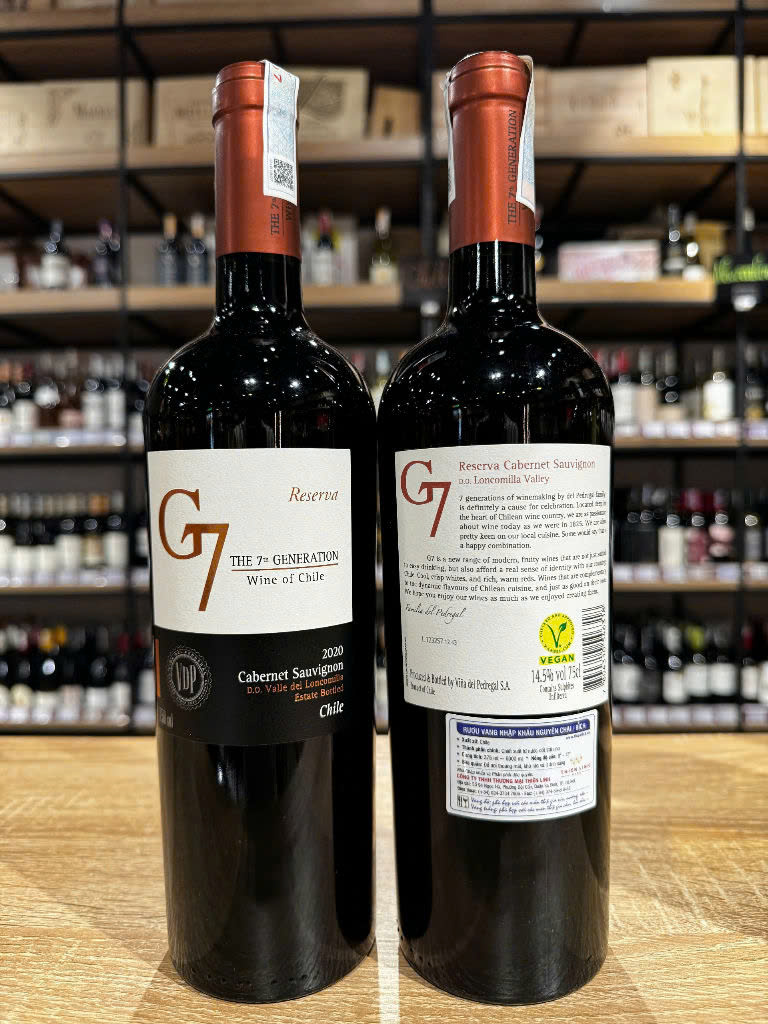 Rượu vang G7 Reserva Cabernet Sauvignon