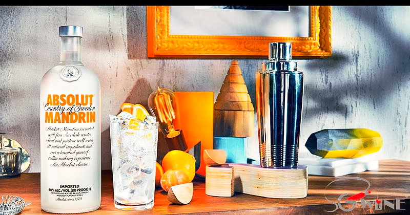 Rượu  Vodka Absolut  MANDRIN