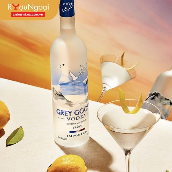 Rượu Vodka Grey Goose có hương vị thanh thoát