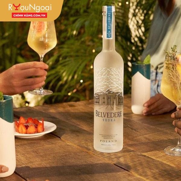 Rượu Vodka Belvedere có hương thơm nhẹ nhàng