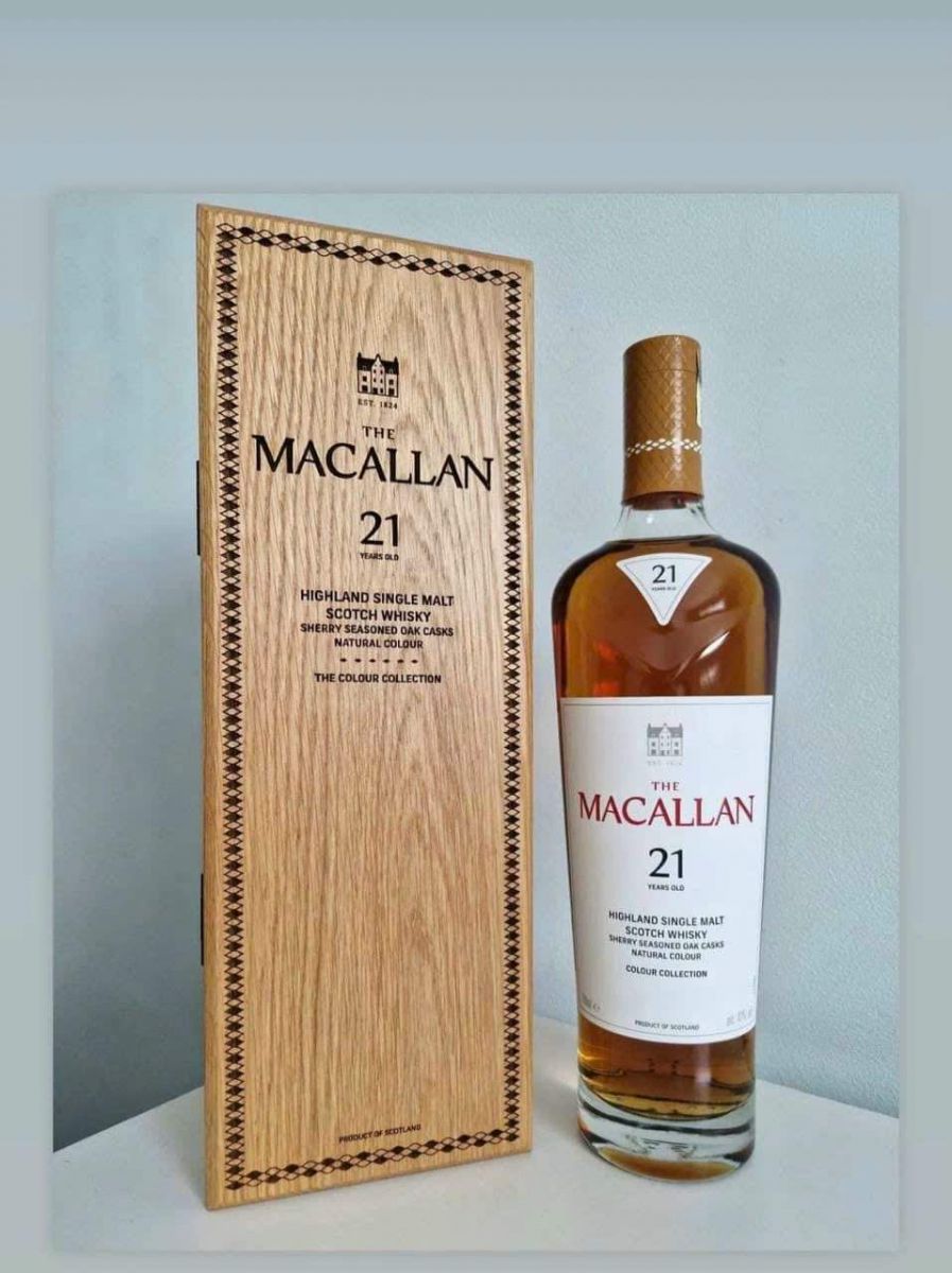 RƯỢU MACALLAN COLOUR COLLECTION 21 NĂM( MẪU 2023).