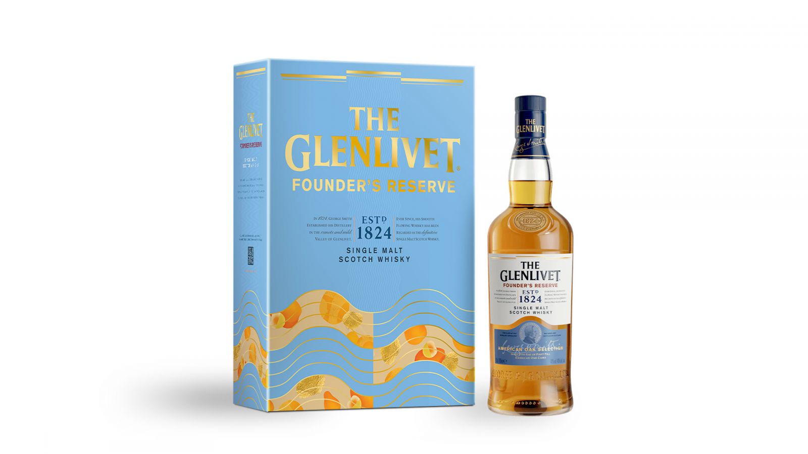 RƯỢU GLENLIVET FOUNDERS RESERVE HỘP QUÀ 2024.  