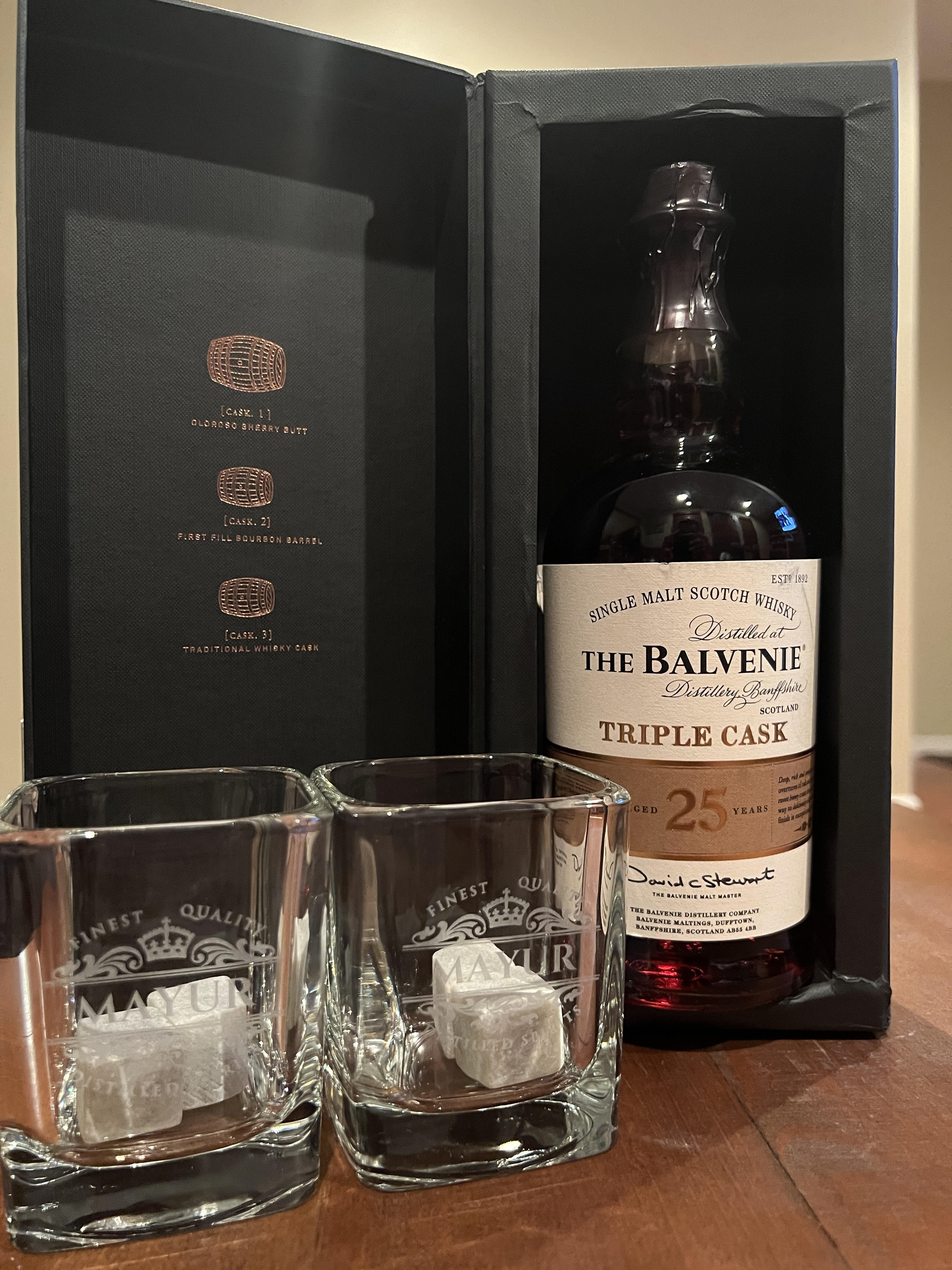 Rượu Balvenie 25 năm Triple Cask