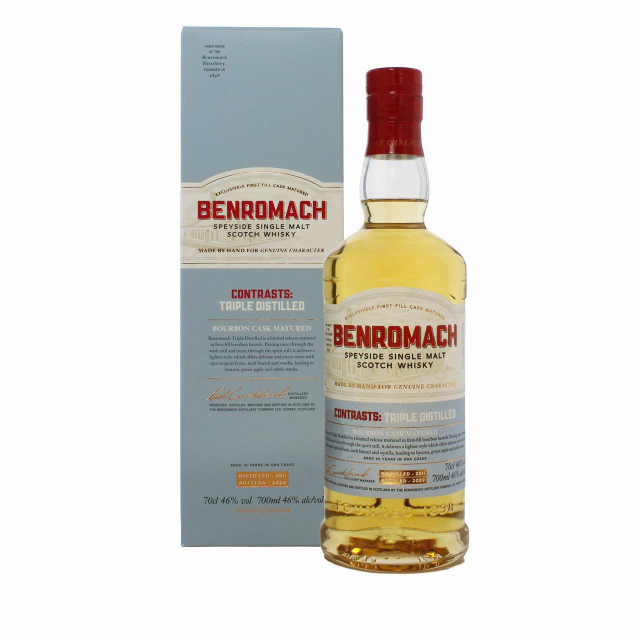 RƯỢU BENROMACH CONTRASTS TRIPLE DISTILLED