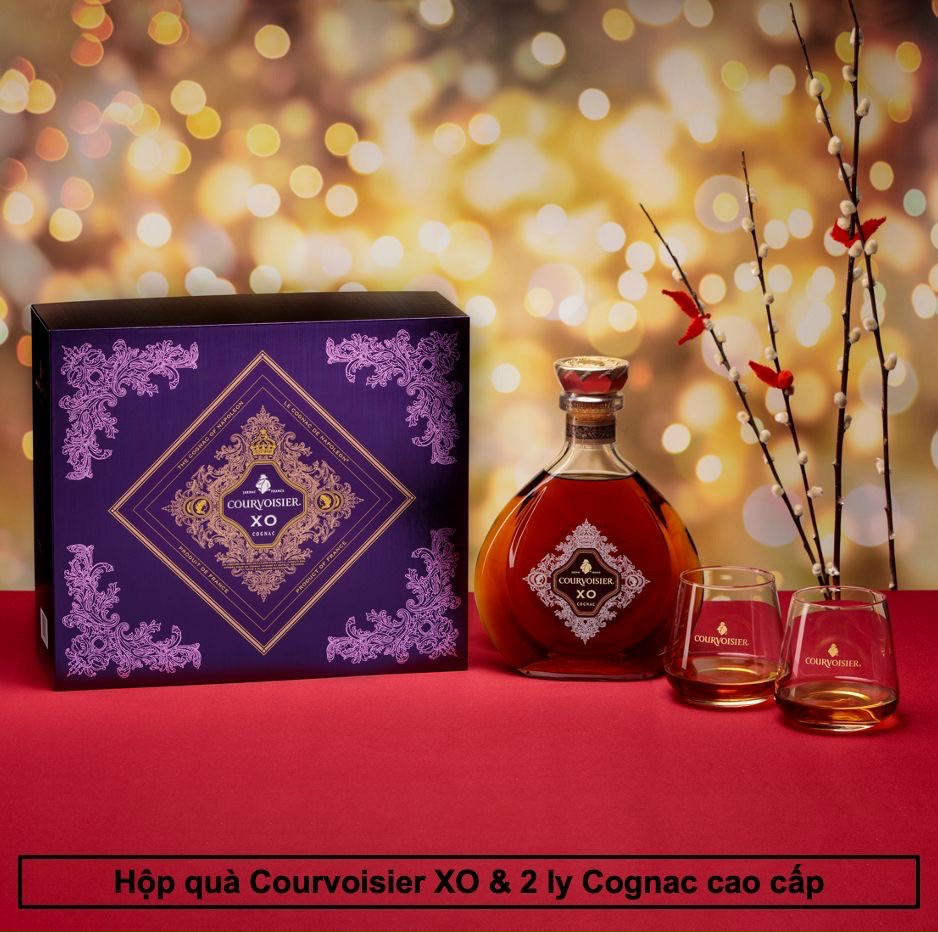 Rượu Courvoisier  XO hộp quà năm 2022