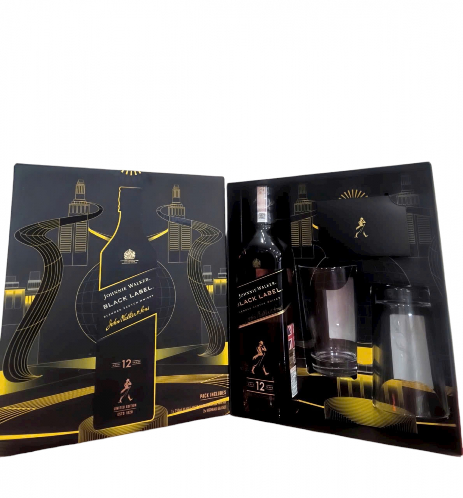 Rượu Johnnie Walker Black Label mẫu hộp quà năm 2025