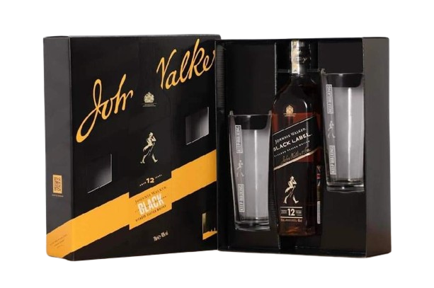 RƯỢU JOHNNIE WALKER BLACK  LABEL HỘP QUÀ 2023.