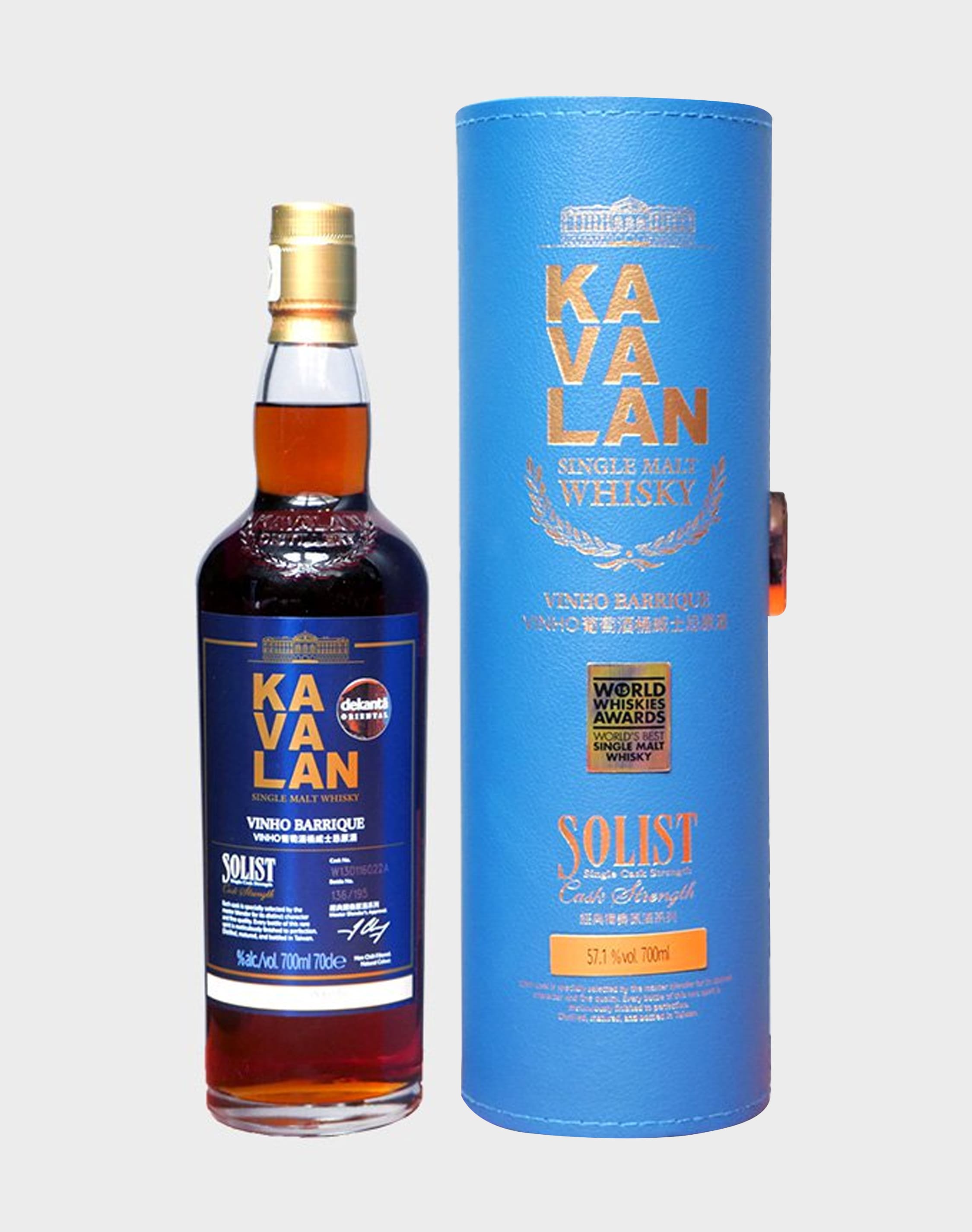 Rượu Kavalan Solist Vinho Barrique Single Cask Strength.