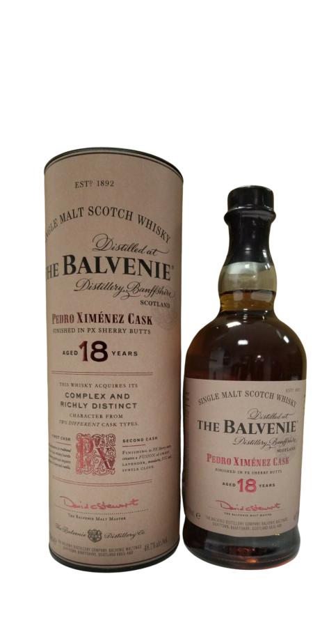 RƯỢU BALVENIE  18 YO Pedro Ximenez Cask