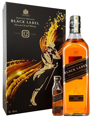 Rượu Johnnie Waker Black hộp qùa