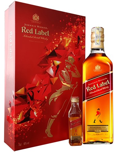 Rượu Johnnie Walker Red hộp quà
