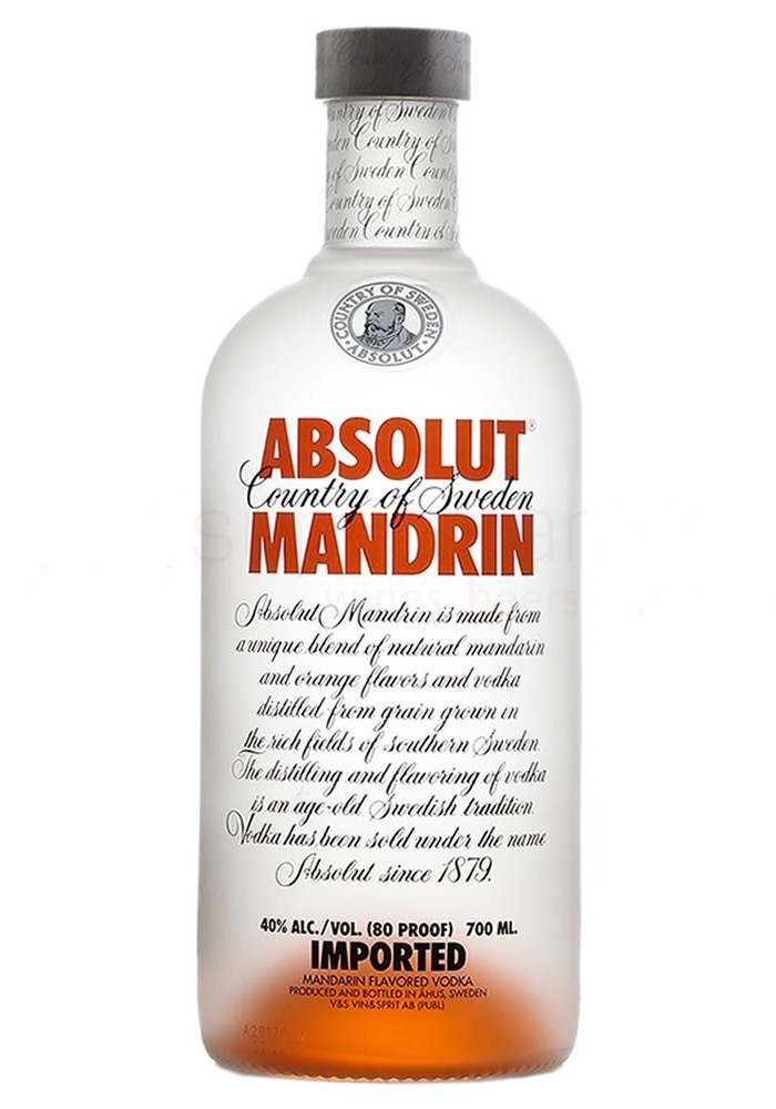Rượu  Vodka Absolut  MANDRIN