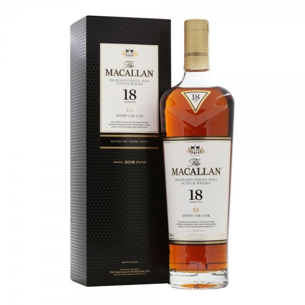 Rượu Macallan 18 yo Sherry OAK 700ml