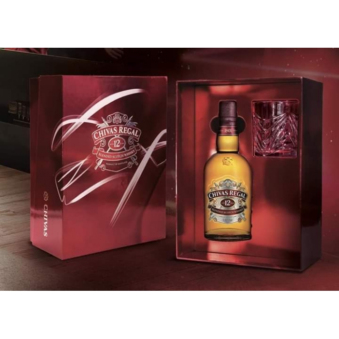 Rượu Chivas12 750ml Hộp Quà tết 2020 